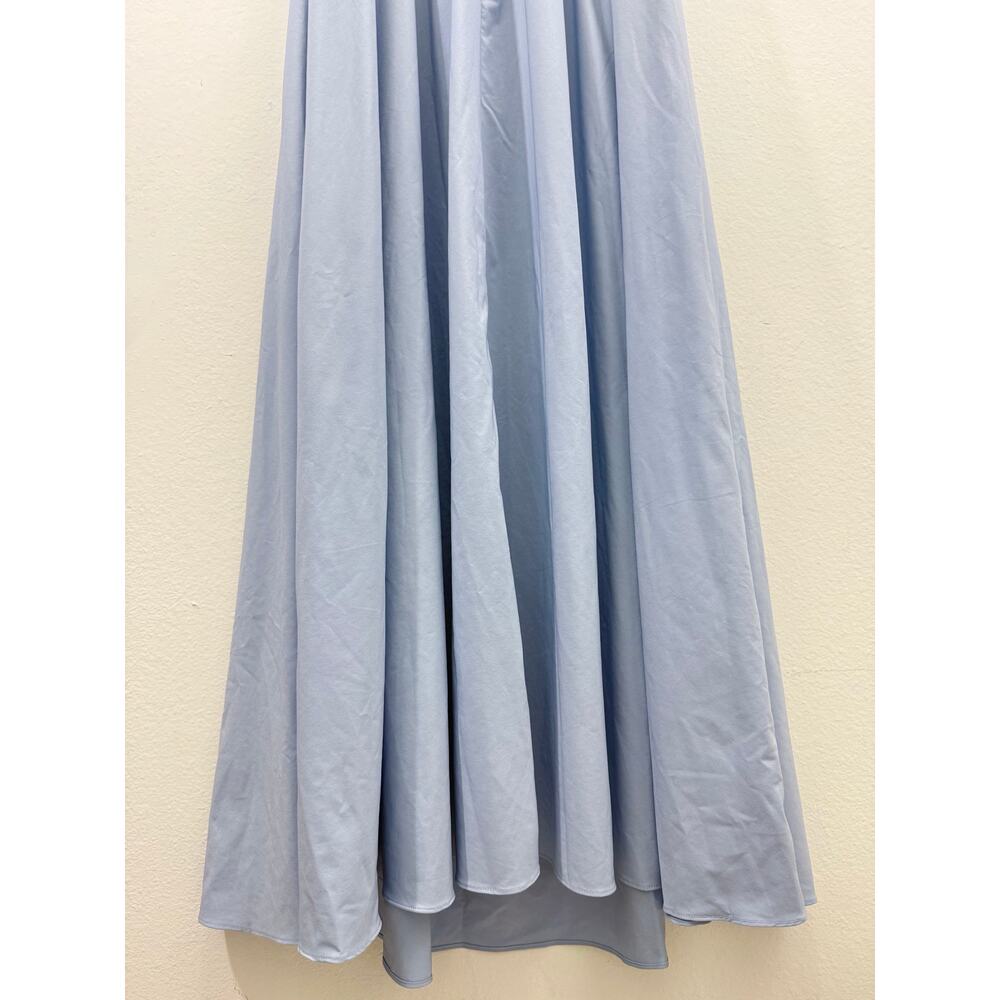 NWT Halara Breezeful Pocket Flowy Flare Maxi Dress L Ballad Blue Quick Dry - Picture 8 of 12
